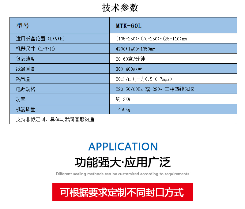 立式裝盒機規(guī)格參數(shù)